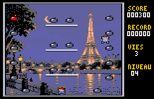 Niveau 4, Paris la nuit et la tour Eiffel.